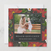 ウィンターガーデン |スクエアホリデーカード シーズンカード (正面)