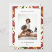 ウィンターガーデン |ホリデーフォトカード シーズンカード (正面)