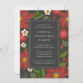 ウィンターガーデン |ホリデー企業のパーティー招待状 招待状 (正面)