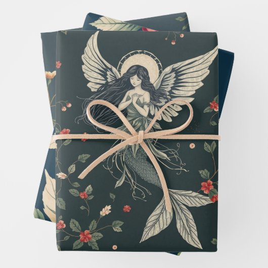 ウィンターガーデン ラッピングペーパーシート (インサイチュ)