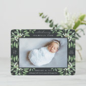 ウィンターガーデン |写真の誕生のお知らせ 案内状 (スタンド正面)