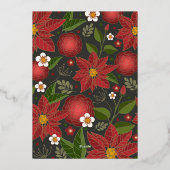 ウィンターガーデン |垂直方向の写真 箔シーズンカード (裏面)