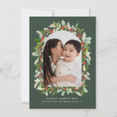 ウィンターガーデン | Greenery Arch Christmas 1写真 シーズンカード (正面)