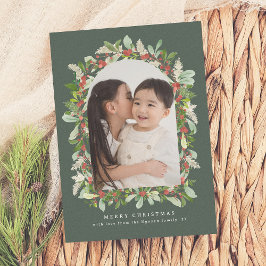 ウィンターガーデン | Greenery Arch Christmas 1写真 シーズンカード