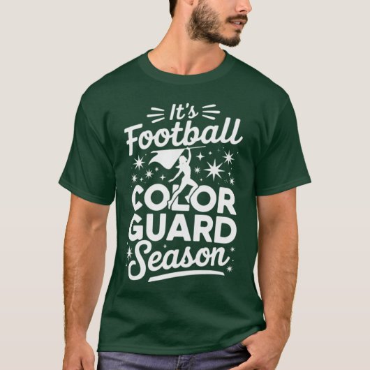 ウィンターガードインストラクター、カラーガードトレーナー Tシャツ (正面)