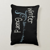 ウィンターガードカラーガードスピンダンスパフォーマンス アクセントクッション (裏面(縦))