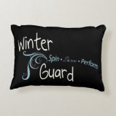 ウィンターガードカラーガードスピンダンスパフォーマンス アクセントクッション (裏面)