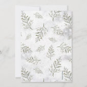 ウィンターガールベビーシャワー 招待状 (裏面)