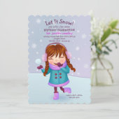 ウィンターガール招待状 招待状 (スタンド正面)