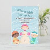 ウィンターキッズ招待状 招待状 (スタンド正面)