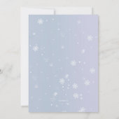 ウィンターキッズ招待状 招待状 (裏面)