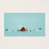 ウィンターキャビンギフトラベル (裏面)