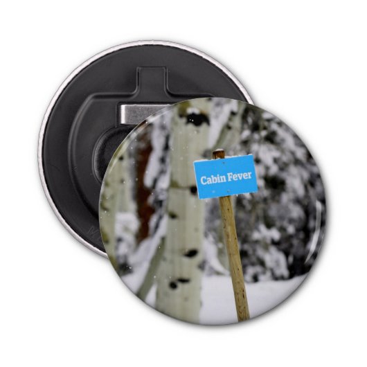 ウィンターキャビンフィーバーホリデーシーズン雪 栓抜き (正面)