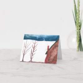 ウィンターキャビンホリデーカード シーズンカード