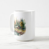 ウィンターキャビンマグ コーヒーマグカップ (正面左)