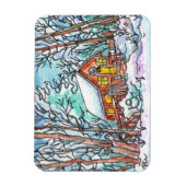 ウィンターキャビン マグネット (縦)