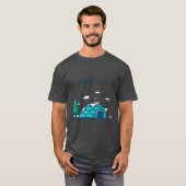 ウィンターキャンプのイグルー友達 Tシャツ (正面フル)