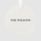 ウィンターキュートスパローイラストレーション オーナメント (裏面)