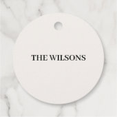 ウィンターキュートスパローイラストレーション フェイバータグ (裏面)