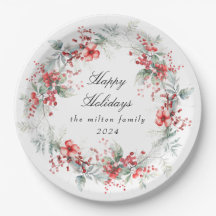 ウィンタークラシカルホリデーベリー紙