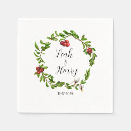 ウィンタークランベリーカクテルナプキンズ スタンダードカクテルナプキン