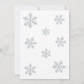 ウィンタークリスタルスイート16th誕生日招待状 招待状 (裏面)