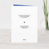 ウィンタークリスタルユール(キリスト降誕祭)カード シーズンカード (裏面)