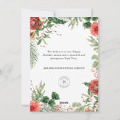 ウィンタークリスマスコーポレート シーズンカード (裏面)