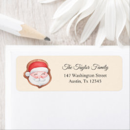 ウィンタークリスマスサンタ差出人住所 ラベル
