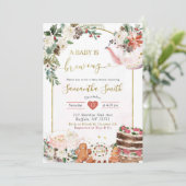 ウィンタークリスマスティーベビーは醸造招待状 招待状 (スタンド正面)