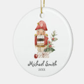 ウィンタークリスマスナツクラッカーバレリーナオーナメント セラミックオーナメント (左)