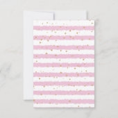 ウィンタークリスマスバレリーナスガール誕生日 サンキューカード (裏面)