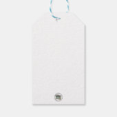 ウィンタークリスマスバーンギフトラベル ギフトタグ (裏面)