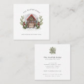 ウィンタークリスマスバーンズ結婚イベント会場 スクエア名刺 (正面/裏面)