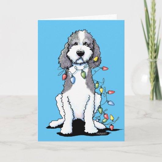 ウィンタークリスマスパーティドゥードル シーズンカード (正面)