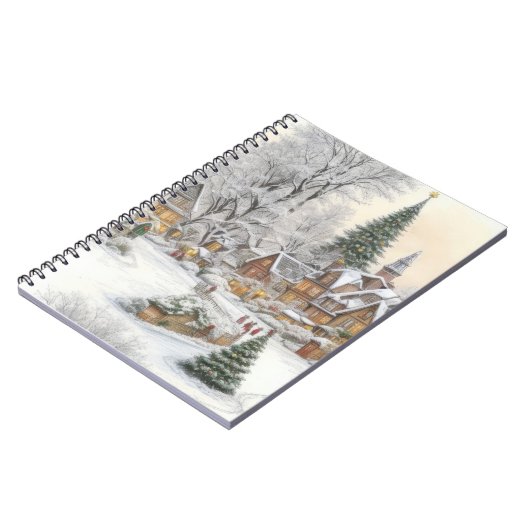 ウィンタークリスマスビレッジ ノートブック (左側)