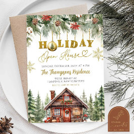 ウィンタークリスマスホリデーオープンハウスパーティー 招待状