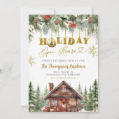 ウィンタークリスマスホリデーオープンハウスパーティー 招待状 (正面)