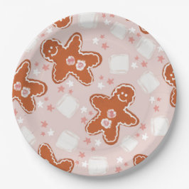 ウィンタークリスマスホリデーバースデーパーティープレート ペーパープレート