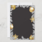 ウィンタークリスマスホリデーブライダルシャワー招待状 招待状 (裏面)