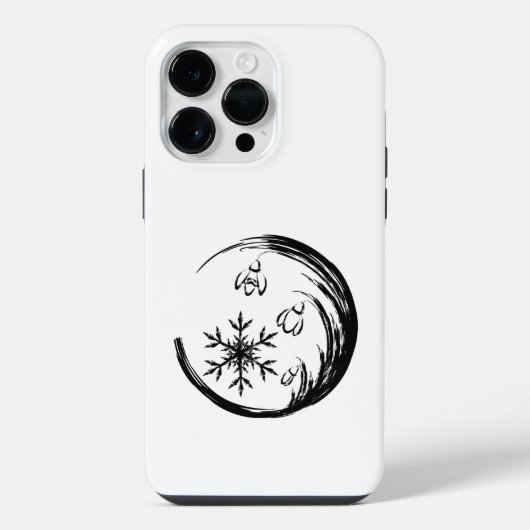 ウィンタークレスト iPhoneケース (裏面)