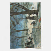 ウィンターグラックスのセントラルパーク キッチンタオル (縦)