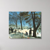 ウィンターグラックスのセントラルパーク キャンバスプリント (正面)