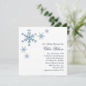 ウィンターグラマーベビーシャワー招待状 招待状 (スタンド正面)