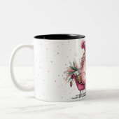 ウィンターグラムピンクスレードライディングマグカップ ツートーンマグカップ (左)