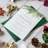 ウィンターグリーナリークリスマスホリデーパーティー 招待状