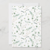 ウィンターグリーナリーホリデーパーティー 招待状 (裏面)