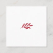 ウィンターグリーナリーホリデー スクエア名刺 (裏面)