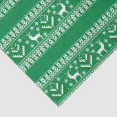 ウィンターグリーンとホワイトクリスマスフェア島 薄葉紙 (詳細)