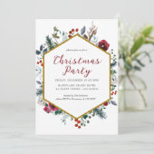 ウィンターグリーンズクリスマスパーティの招待状 招待状 (スタンド正面)